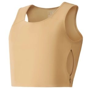 Wonababi chest binder Flat Pro-Short Both Side Zipper Chest Binder, 018N